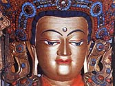 Buddha Shakyamuni Statue in the Jokhang Temple, Lhasa, Tibet