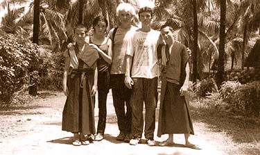 From left: Kunkyen, Harmony, Paco, Lobsang and Lama Osel