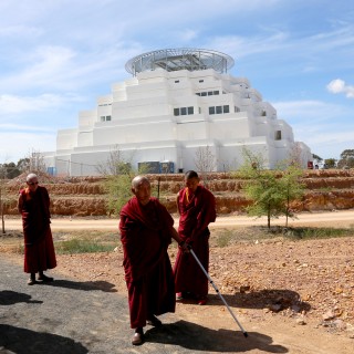 Lama Zopa Rinpoche at the Great Stupa of Universal Compassion [Video]