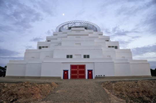 The Great Stupa of Universal Compassion, Bendigo, Australia, September 2013. Photo by Andy Melnic.