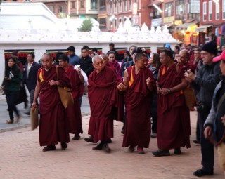 Rinpoche at Boudhanath, Part 1