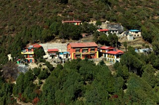 Lawudo Gompa from Above: A Place of Stillness