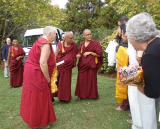 Lama Zopa Rinpoche Arrives in New Zealand