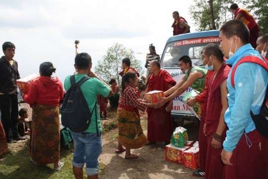 Rejoicing in Over US$2,000,000 in Aid Offered Following the 2015 Nepal Earthquake