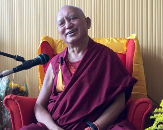 Lama Zopa Rinpoche in the Netherlands