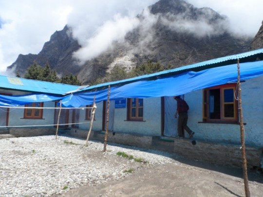 The building for the Rolwaling Sangag Choling Monastery School is need of a hostel and repair due to the earthquake. 