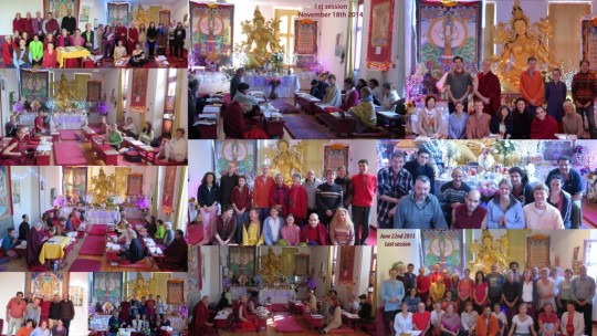 Participants from November 2014 through June 2015 completed 1,028 individual nyung nä  retreats at Institut Vajra Yogini, France. 