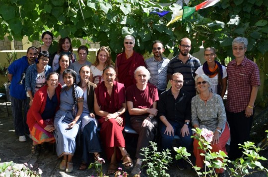 Teachers and students of LRZTP7, Dharamsala, India, October 2015. Photo courtesy of LRZTP.