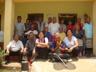 Food Offered to 20 Elderly Residents of Home in Rabgayling Tibetan Settlement, India