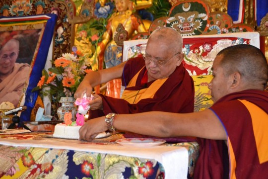 Celebration of Lama Zopa Rinpoche's 70th birthday, Kopan Monastery, December 2015