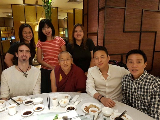 Ösel with ___, Gomo Tulku and friends in _____. 