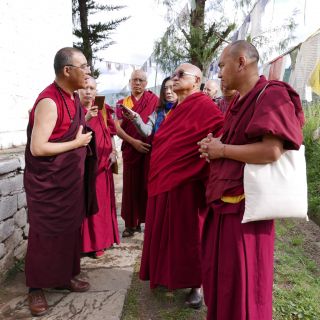 Rinpoche Visits Jangtsa Dumtseg Lhakhang in Bhutan