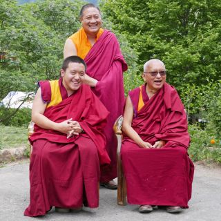 Lama Zopa Rinpoche Meets Dilgo Khyentse Yangsi Rinpoche