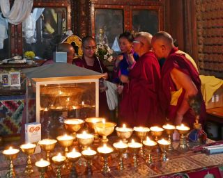 Lama Zopa Rinpoche Visits Jangsarbu Lhakhang in Bhutan