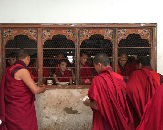 Tashichö Dzong Monastery in Thimphu, Bhutan, June 2016. Photo by Ven. Lobsang Sherab.