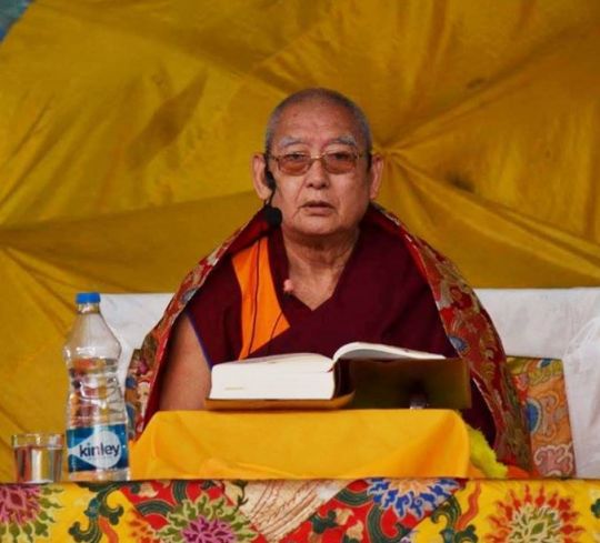 Khen Rimpoche Geshe Gendun Choephel. Photo via Facebook (Osel Hita).