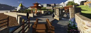 Grant Offered to Prayer Wheel Restoration and Water Park Construction Namche Bazaar, Nepal