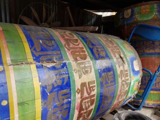 Grant Offered to Prayer Wheel Restoration and Water Park Construction Namche Bazaar, Nepal