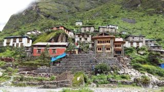 Progress Made Rebuilding the Gompa at Rolwaling Monastery, Nepal