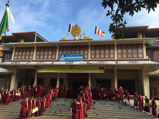 714 monks participated in this year's Gelug exam. 