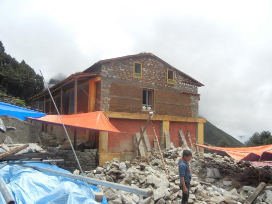 Repairs and improvements are needed and underway at Lawudo Retreat Centre, Nepal. 
