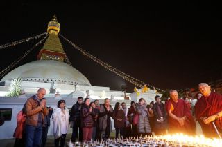 Monthly Offerings Continue for Boudhanath Stupa, Nepal