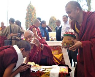 Lama Zopa Rinpoche Celebrates Tibetan New Year at Kopan Monastery