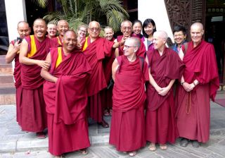 Lama Zopa Rinpoche Visits the Himalayan Buddhist Meditation Centre, Kathmandu