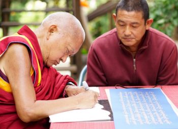 Ven. Tsering Comments on Fifteen Years of Writing out the Prajnaparamita Sutra