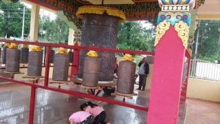 Prayer Wheel Sponsored at Tibetan Settlement in Bylakuppe, India