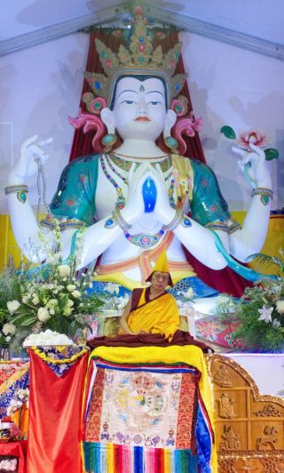 Annual Long Life Puja for Lama Zopa Rinpoche on December 14, Kopan Monastery