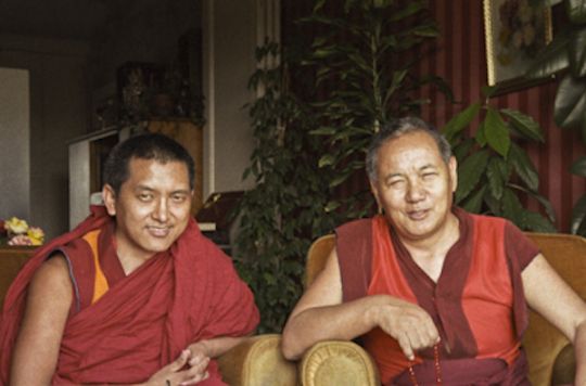 Lama Zopa Rinpoche and Lama Yeshe, 1983