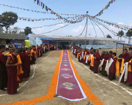 welcoming lama zopa rinpoche taplejung nepal 201803