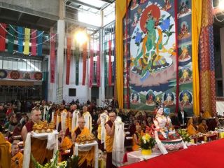 Moving Long Life Puja Offered to Lama Zopa Rinpoche, Bendigo, Australia