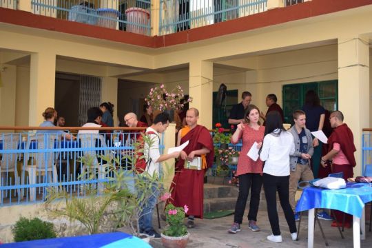 LRZTP8 begins, Dharamsala, India, March 2018. Photo courtesy of Lotsawa Rinchen Zangpo Translator Program's Facebook page.