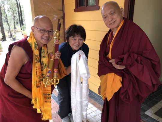 Lama Zopa Rinpoche Ven Sonam Yeshe Goh Pik Pin Bendigo April 2018