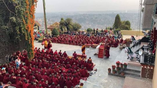 overhead-view-of-the-play-performed-for-lama-zopa-rinpoche-birthday-at-kopan-monastery-december-2018-photo-by-kopan-monastery-school