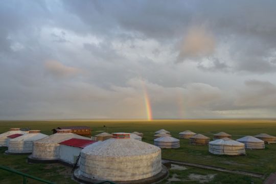 sunset-over-a-village-of-yurts-in-mongolia-while-on-a-pilgrimage-organized-by-ganden-do-ngag-shedrup-ling-august-2018-photo-by-ianzhina-bartanova