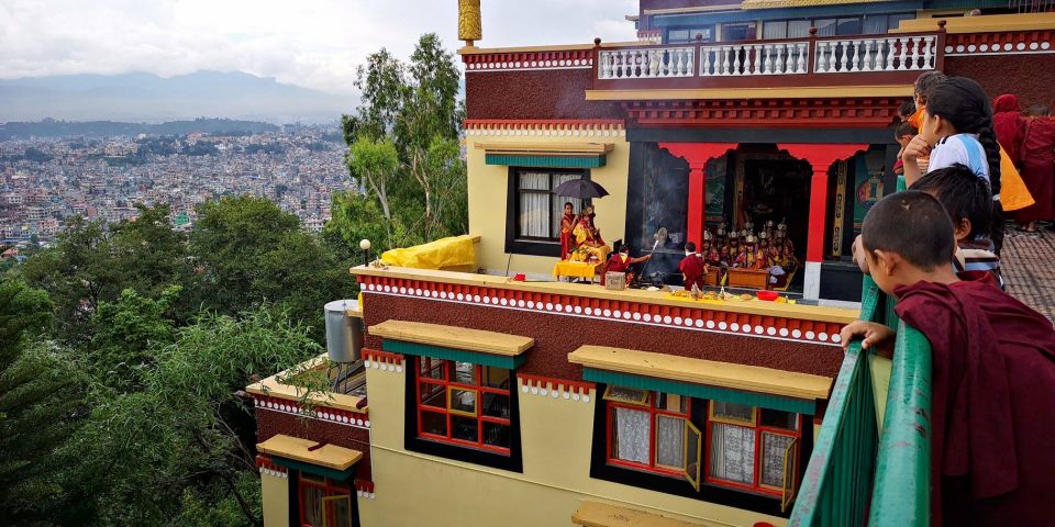 The view from Kopan Monastery, Kathmandu, Nepal, 2018. July 2018. Photo by Sylvia Mairs.