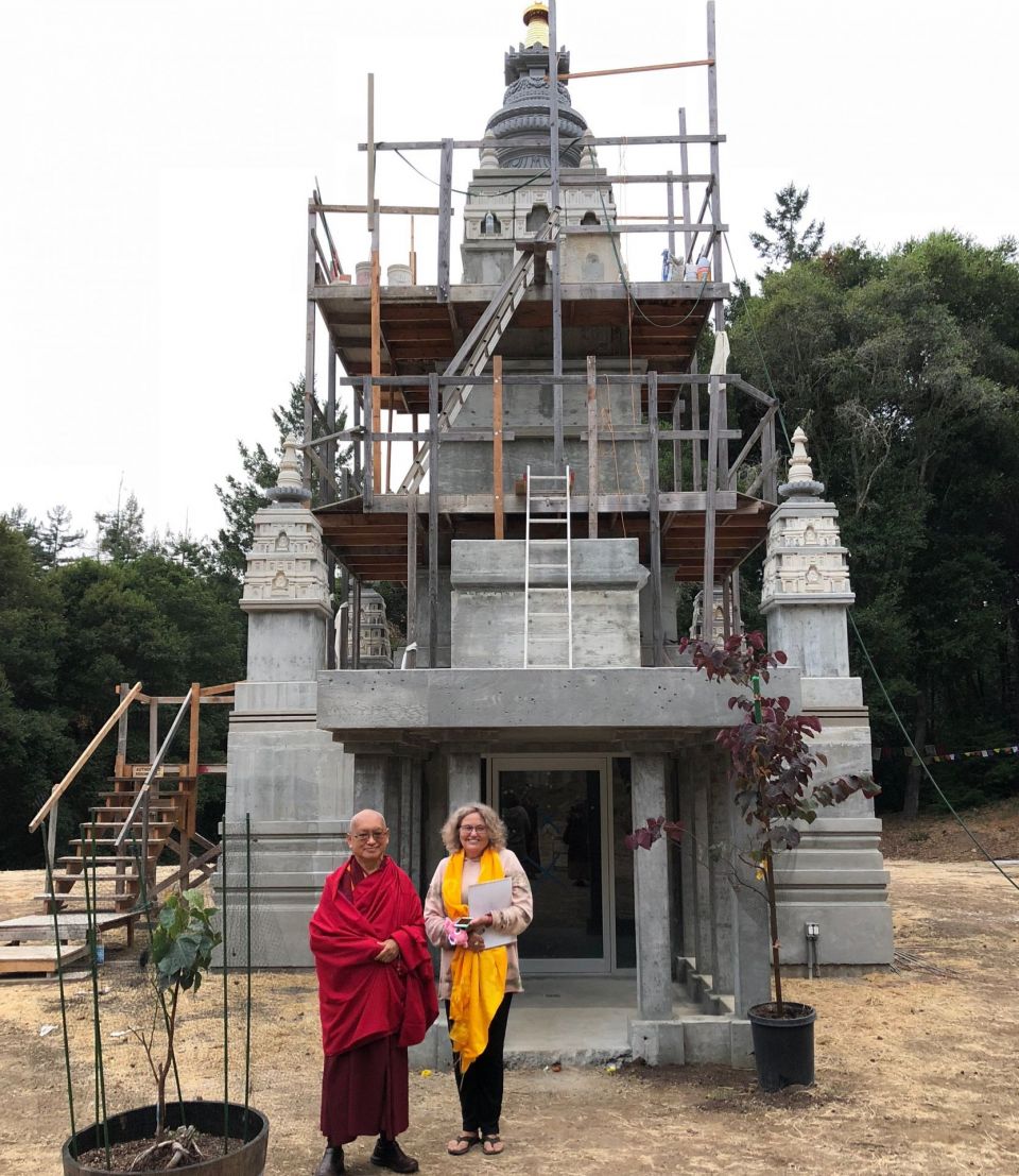 Progress Continues on Land of Medicine Buddha’s Mahabodhi Stupa Project in California