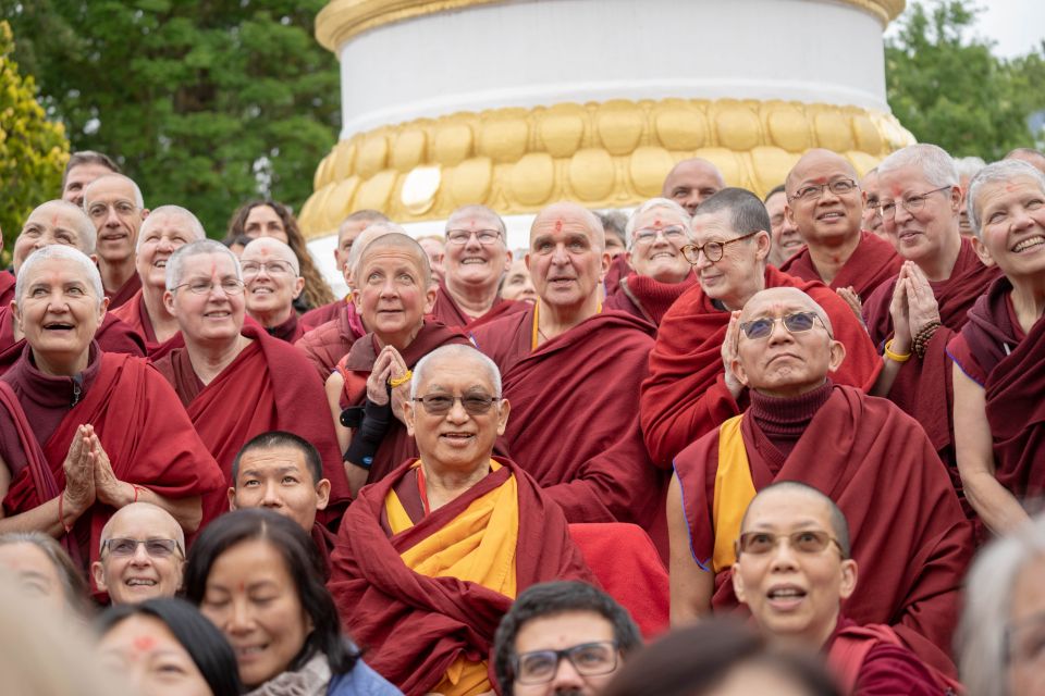 Lama Zopa Rinpoche at the Vajrayogini retreat