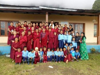100 Million Mani Retreats Sponsored at Tashi Chime Gatsal Kagyu Nunnery in Nepal Since 2009