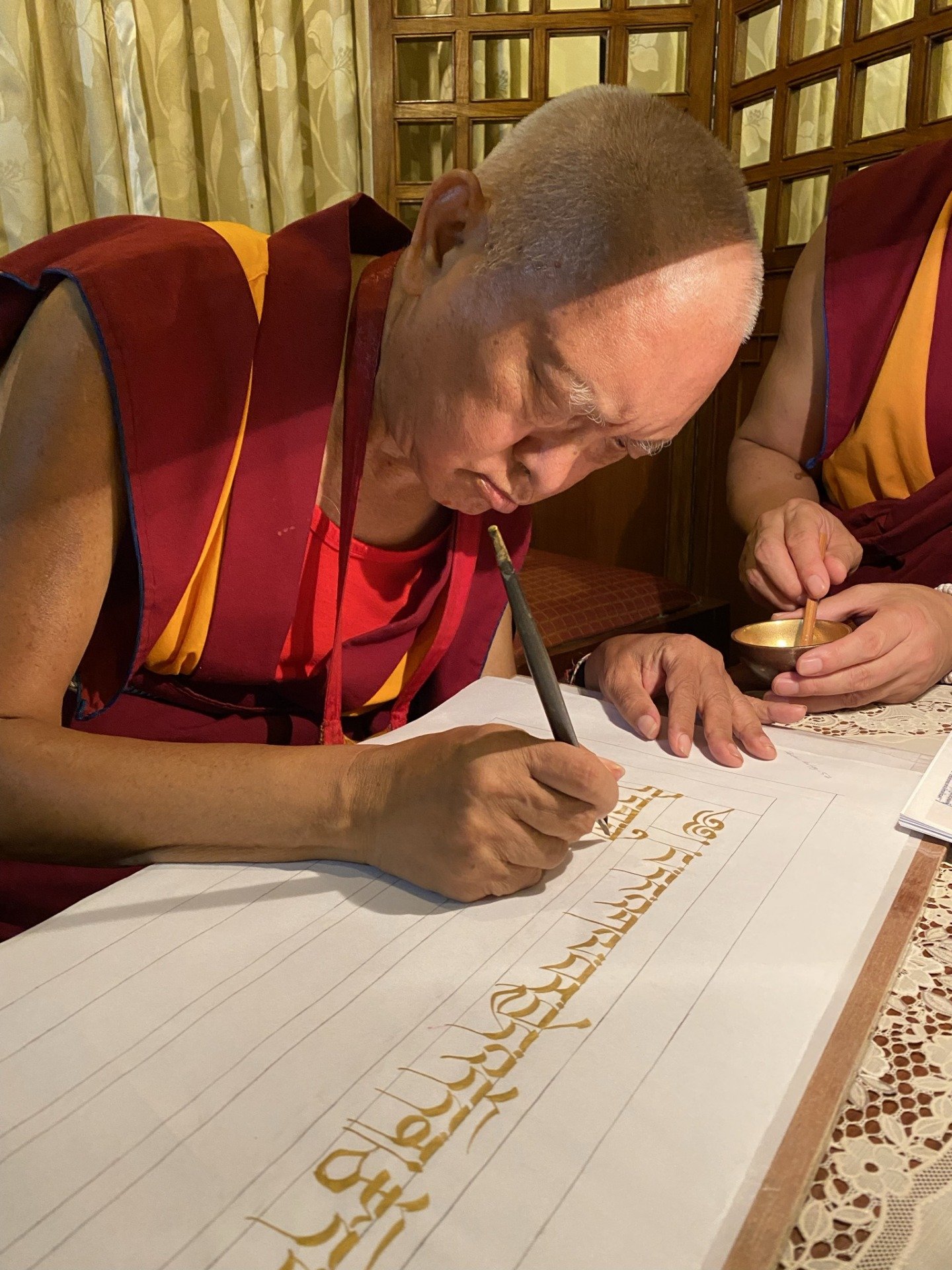 Rejoicing in Lama Zopa Rinpoche Starting to Write the Prajnaparamita - FPMT