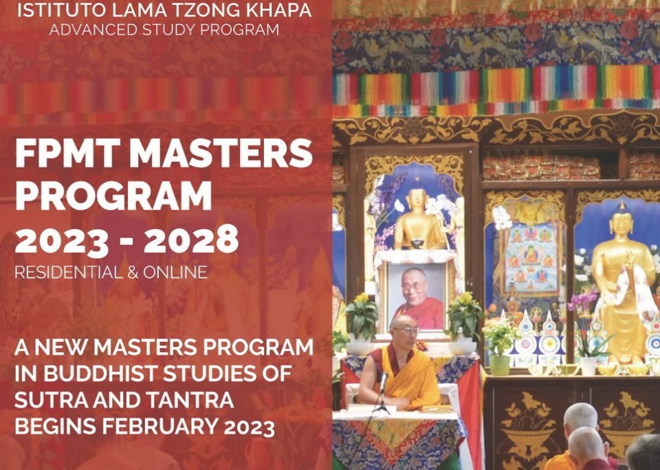 Scholarships Available for the Next FPMT Masters Programs!