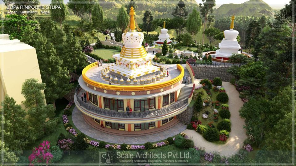 Update on the Building of Lama Zopa Rinpoche’s Stupa of Complete Victory at Kopan