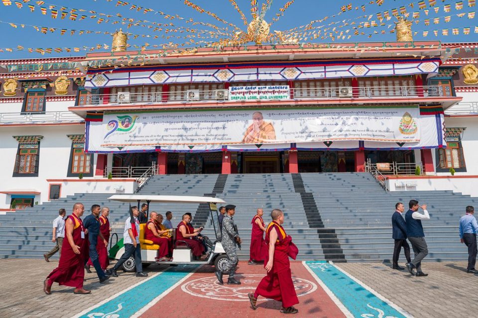His Holiness the Dalai Lama Attends Annual Winter Debate at Drepung Monastery