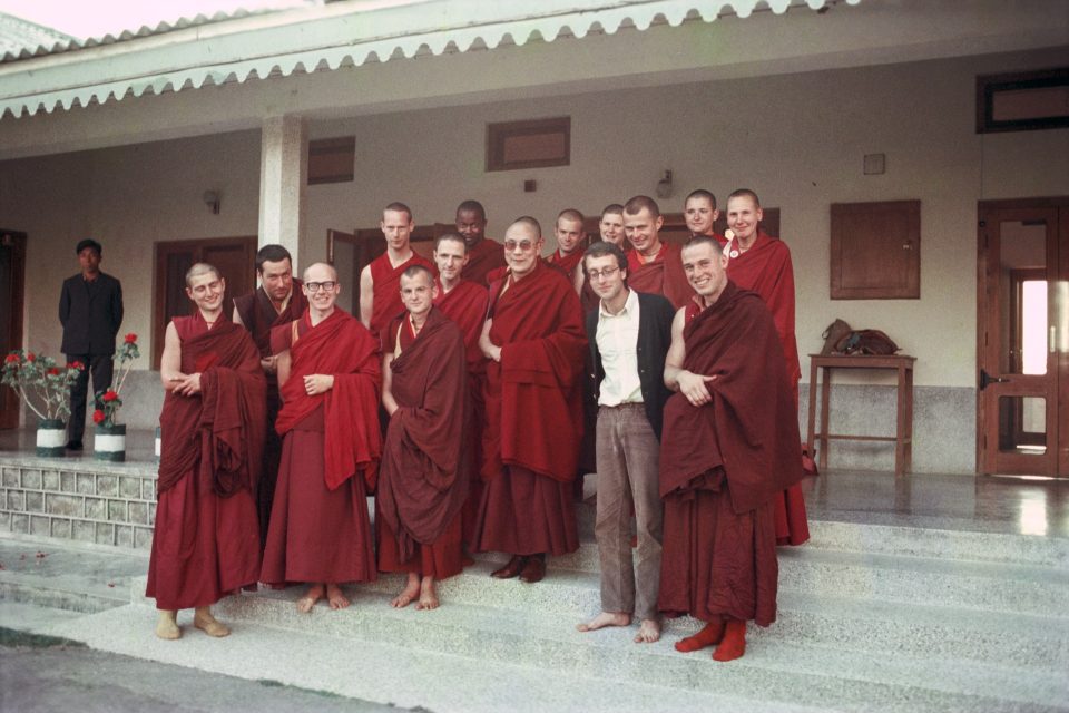 IMI audience with His Holiness, May 1975. Credits: Lama Yeshe Wisdom Archive.