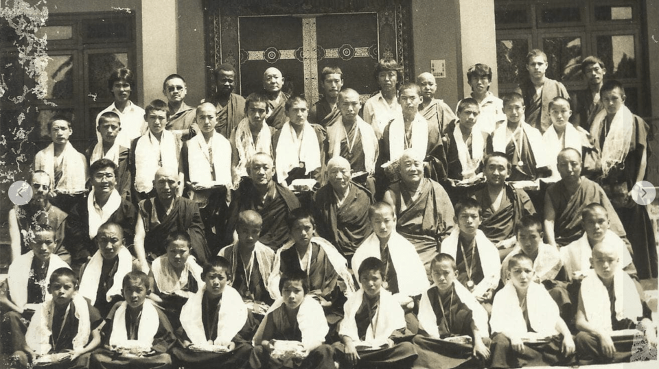 Sera Monastery, Bylakuppe, India, early 80s. Credits: Lama Yeshe Wisdom Archive.