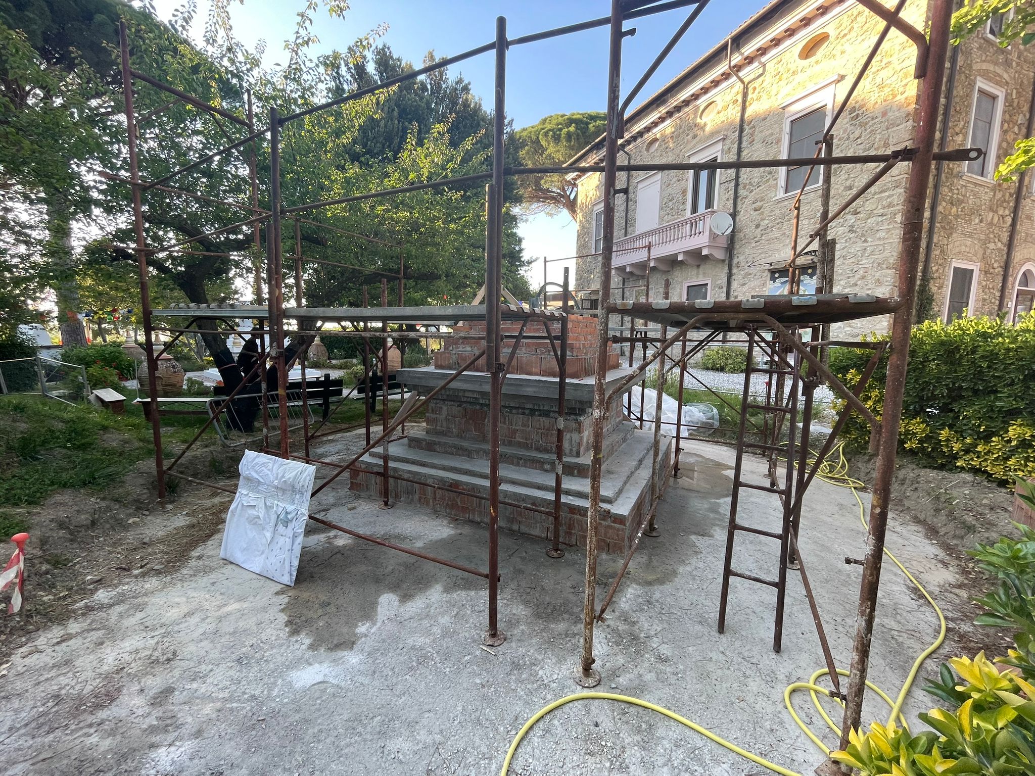 Photo: ILTK- Stupa Work in progress. May 2026. Photo courtesy Stupa Onlus
