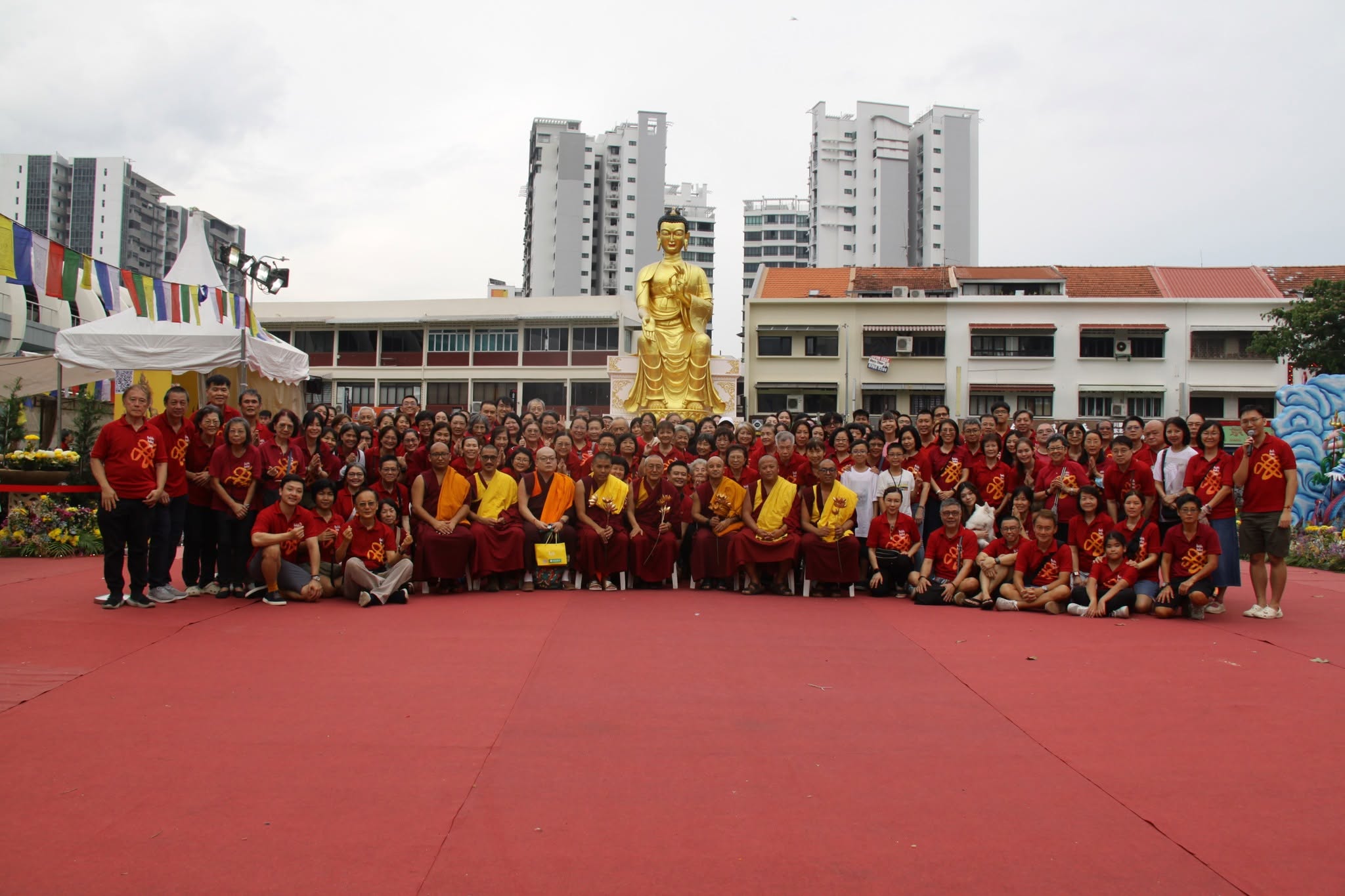 Volunteers of the Vesak Celebrations 2026, Singapore. Photo courtesy of Amitabha Buddhist Centre.